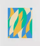 Bridget Riley, Fold, 2004, Silkscreen in colors