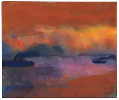 Emil Nolde, Dampfer auf See, Vor 1938, Watercolor