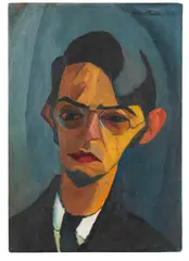 Conrad Felixmüller, Selbstbildnis, 1915, Oil on canvas