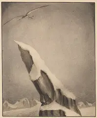 Alfred Kubin, Der Adler, 1903, Pen and India ink drawing