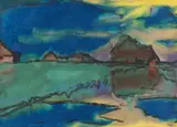 Marschlandschaft by Emil Nolde, Um 1922/25, Watercolor, sold Dec 2014