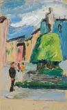 Gabriele Münter, Kinder auf der Straße (Marktplatz)