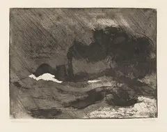 Dampfer by Emil Nolde, 1910, Etching and aquatint, sold Dec 2014