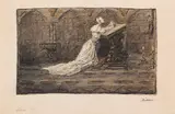 Papst Leo XIII by Alfred Kubin, 1919, Pen and India ink drawing, sold Dec 2014