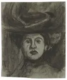 Ernst Ludwig Kirchner, Porträt einer Dame