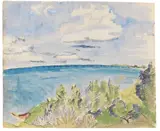 Ostseeküste by Erich Heckel, 1927, Watercolor, sold Dec 2014