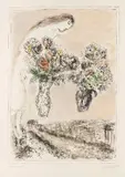 Marc Chagall, Der Triumphbogen, 1976, Lithograph in colors