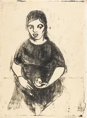 Der Apfel by Max Pechstein, 1911, Lithograph, sold Dec 2014