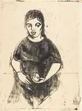 Max Pechstein, Der Apfel, 1911, Lithograph