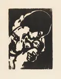 Emil Nolde, Junge Mutter, 1917, Woodcut