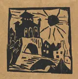 Lyonel Feininger, Das Tor, Ribnitz, 1918, Woodcut