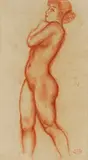 Aristide Maillol, Nu debout de profil.