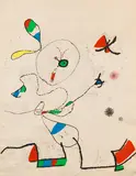 Joan Miró, La Chasse aux Papillons, 1975, Etching and aquatint