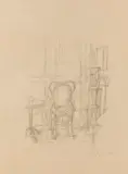 Alberto Giacometti, Chaise et guéridon