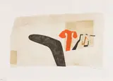 Julius Heinrich Bissier, Komposition, 1962, Lithograph in colors