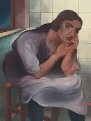 Christian Arnold, Arbeitslose, 1929, Watercolor