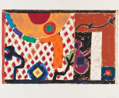 Ida Kerkovius, Ohne Titel, Lithograph in colors