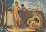 Ludwig von Hofmann, Badende Knaben