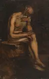 Hans von Marées, Zugeschrieben - Studie des heiligen Hieronymus