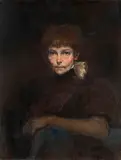 Ilka Freiin von Fabrice, Selbstporträt der Künstlerin, 1897, Oil on canvas