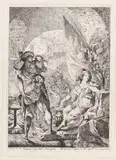 Giovanni David, Isabellas Tod. Canto XXIX aus Orlando furioso, Etching