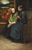 Ernst Oppler, Beim Gebet