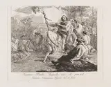 Giovanni Domenico Tiepolo, Taufe Christi, Um 1745, Etching