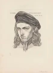 Samuel Amsler, Bildnis des Malers Carl Philipp Fohr, 1818, Etching