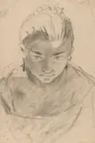 Januarius Zick, 2 Bll.: Figurenstudien, Chalks