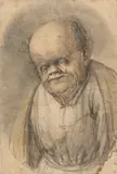 Nicolas Lagneau, Umkreis - Der Schelm, Chalk drawing