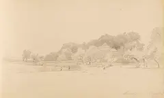 Carl Schweich, 2 Skizzenbücher mit Landschafts- und Porträtstudien, 1860, Pencil drawing