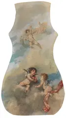 Moritz von Schwind, Studie für Wandvertäfelung, Pastel