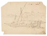 Hendrick van Cleve, Zugeschrieben - El Tore S. Vinsento, Pen and ink drawing