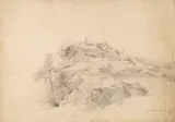 Carl Schweich, Füssen, 1860, Pencil drawing