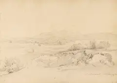 Murnau by Carl Schweich, Pencil drawing, sold Nov 2014