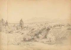 Carl Schweich, Murnau, Pencil drawing