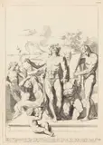 Cornelis Vermeulen, Allegorisches Selbstbildnis des Malers Raymond LaFage, Um 1700, Etching
