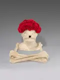 Maurizio Cattelan, Ohne Titel (Skelett-Vase)