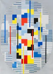 Ohne Titel by Adolf Fleischmann, 1954, Oil on canvas, sold Jun 2014