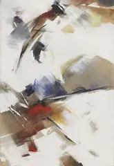 Jean Miotte, Ohne Titel, Um 1970, Oil on canvas