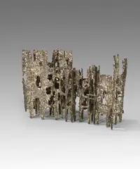 Otto Herbert Hajek, Raumknoten 55 (Räumliche Wand 55), 1957, Bronze