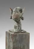 Selbstporträt by Jörg Immendorff, 1989, Bronze, sold Jun 2014