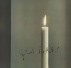 Kerze I by Gerhard Richter, 1988, Farboffset auf dünnem Papier, sold Jun 2014