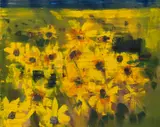 Rainer Fetting, Sonnenblumenfeld, 1992, Oil on canvas