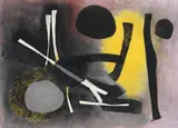 Fritz Winter, Tag Sibir II, 1951, Oil