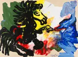 Karel Appel, Horse in the clouds