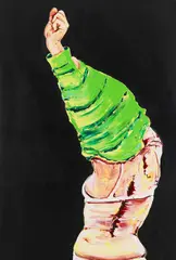 Cornelius Völker, Pulli IV, 2000, Oil on canvas