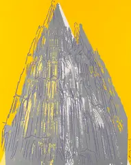 Cologne Cathedral by Andy Warhol, 1985, Silkscreen in colors, sold Jun 2014