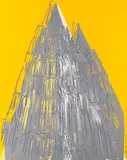 Andy Warhol, Cologne Cathedral, 1985, Silkscreen in colors