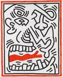Keith Haring, Ohne Titel, 1985, Lithograph in colors
